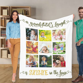 Cobertor De Velo Vovô Foto Colagem Vovô Vovô Rem Citação