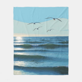 Cobertor De Velo Vrijheid in de Blauwe Oceaan