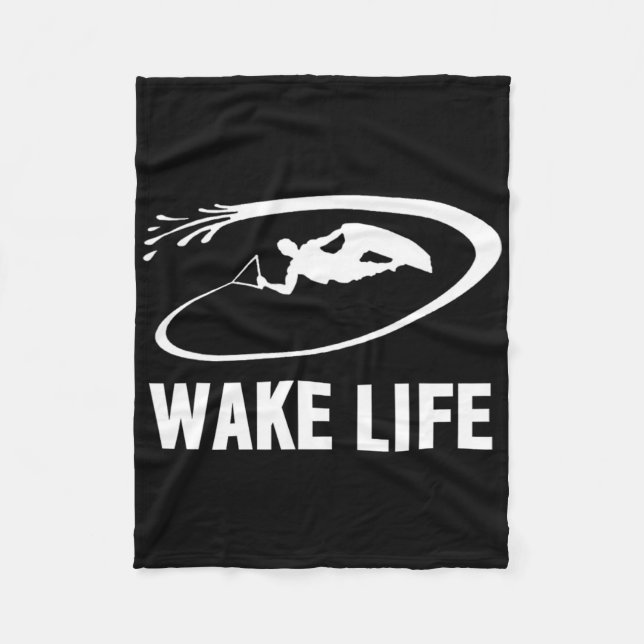 Cobertor De Velo Wake Life Wake Surfing And Wakeboarding  (Frente)