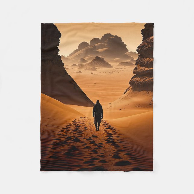 Cobertor De Velo Walking Dune Fleece Blanket (Frente)
