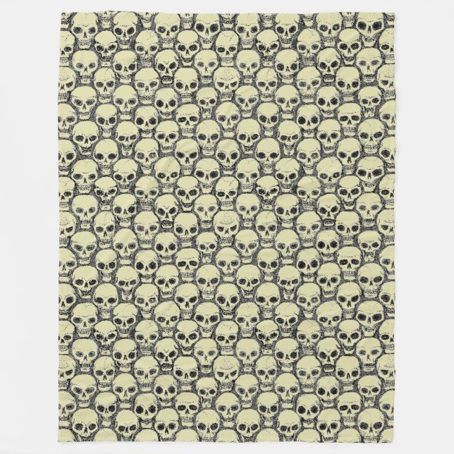 Cobertor De Velo Wall o' Skulls (Frente)