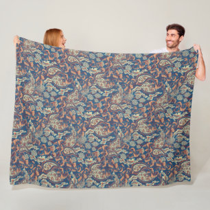 Cobertor De Velo Wallpaper Floral Vintage - Padrão sem costura 1