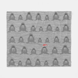 Cobertor De Velo Walrus Fleece Blanket