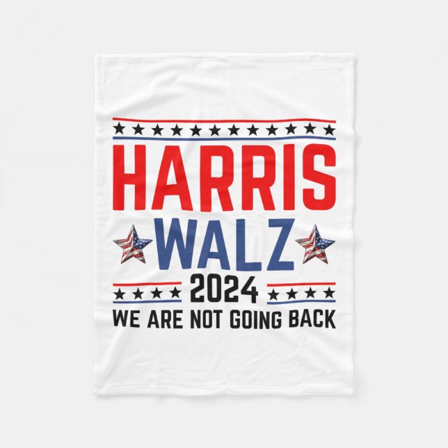 Cobertor De Velo Waltz 2024 Election Kamala Harris Tim Waltz 2024 1 (Frente)