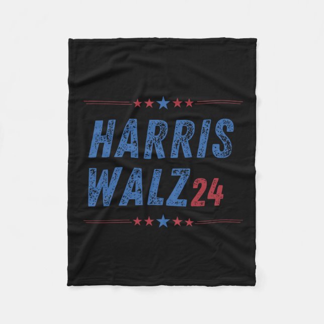 Cobertor De Velo Waltz 2024 Election Kamala Harris Tim Waltz 2024 2 (Frente)