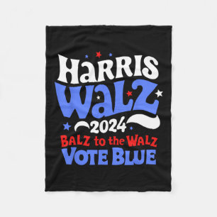 Cobertor De Velo Walz 2024 Eleição Balz Para O Walz Vote Blue Funn