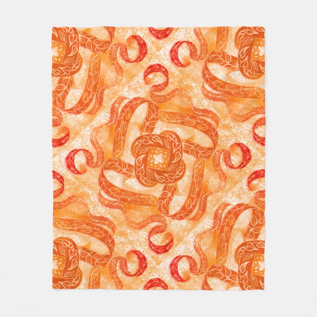 Cobertor De Velo Warm Sunset Swirl  (Frente)
