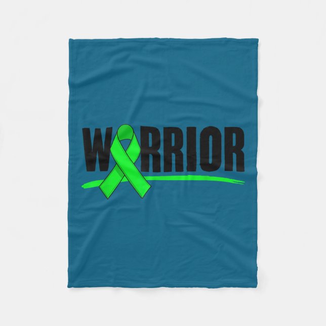 Cobertor De Velo Warrior Depression Anxiety Mental Health Awareness (Frente)