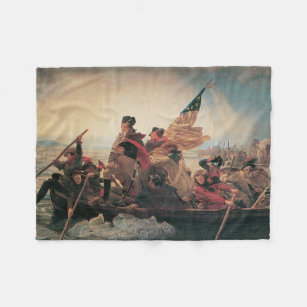 Cobertor De Velo Washington cruzando o Delaware por Emanuel Leutze