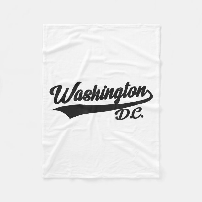 Cobertor De Velo Washington Dc - Design Atlético - Clic  (Frente)
