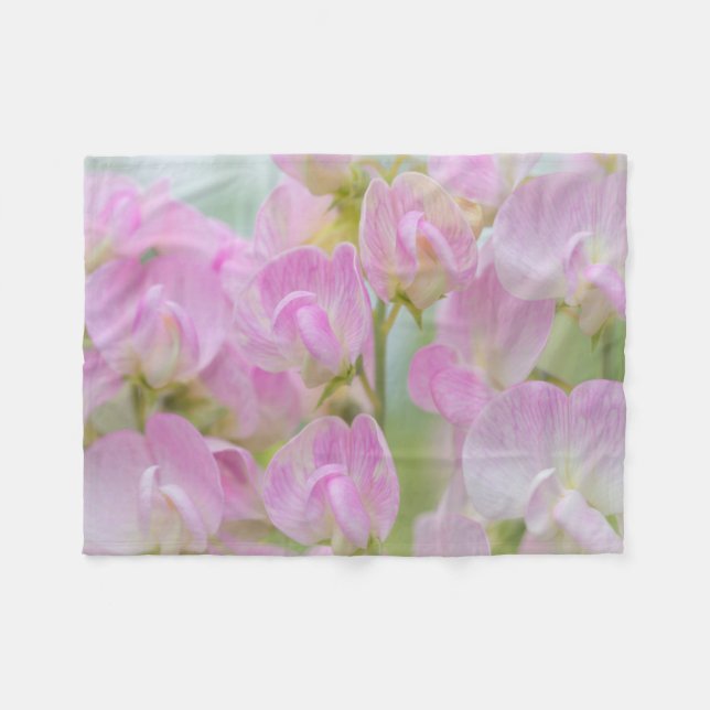 Cobertor De Velo Washington, Seabeck. Detalhe da ervilha doce (Frente (Horizontal))