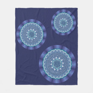 Cobertor De Velo Water Mandala Fleece Blanket