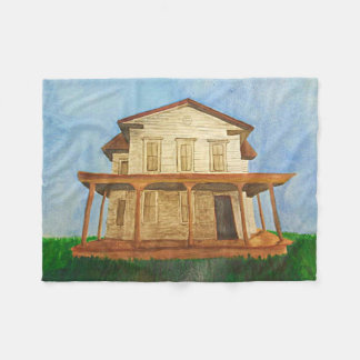 Cobertor De Velo Watercolor House