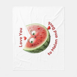 Cobertor De Velo Watermelon Love: Sweet & Juicy Heart