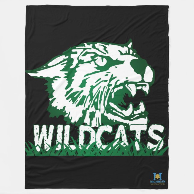 Cobertor De Velo Wayland Union Wildcats #4 (Frente)