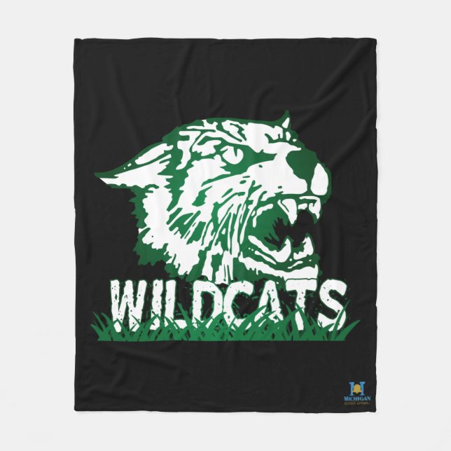 Cobertor De Velo Wayland Union Wildcats #4 (Frente)