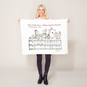 Cobertor De Velo WEE FISH EWE A MARE EGRETS MOOSE Sandra Boynton