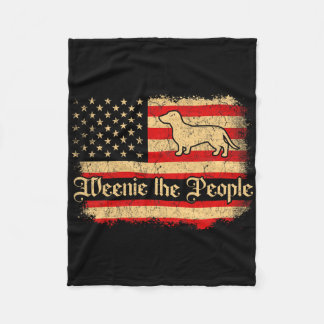 Cobertor De Velo Weenie O Povo 4 De Julho Bandeira Americana Dos EU