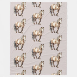 Cobertor De Velo Western Cowgirl Cowboy Horses