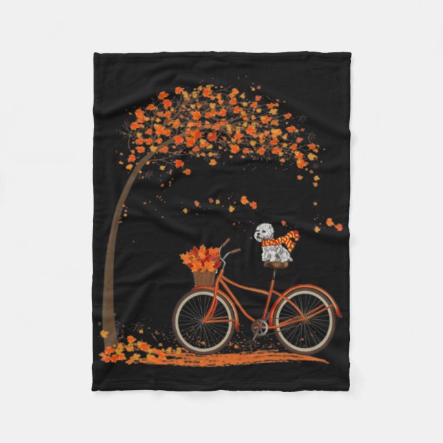 Cobertor De Velo Westie Adorável Em Queda (Frente)
