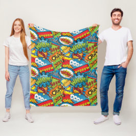 Cobertor De Velo Wham Boom Crash! Fleece Blanket