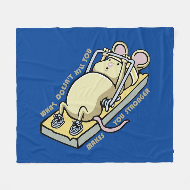 Cobertor De Velo What doesn't kill you makes you stronger (Frente (Horizontal))