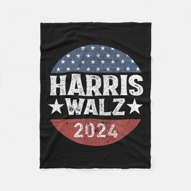 Cobertor De Velo Wheimer 2024 Kamalaharris Timwaltz 2024 Votação (Frente)