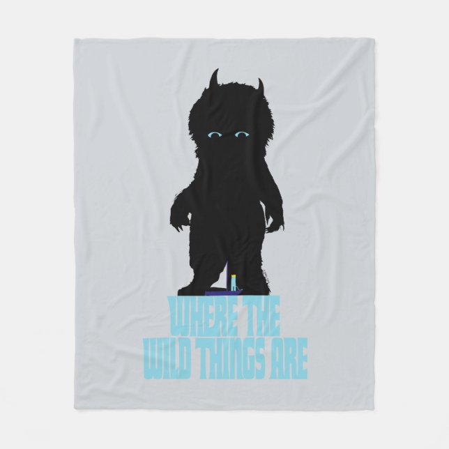 Cobertor De Velo Where the Wild Things Are | Wild Thing Silhouette (Frente)