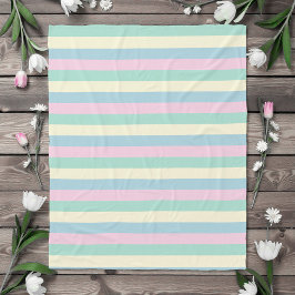 Cobertor De Velo Whimsical Watercolor Pastel Colors