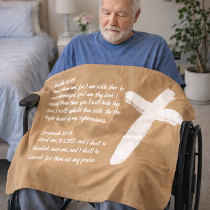 Cobertor De Velo White Cross Christian Prayer Blanket