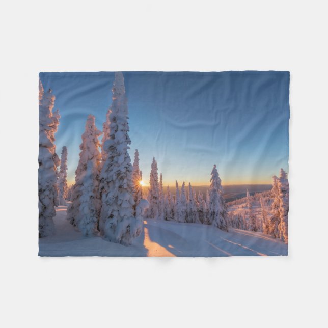 Cobertor De Velo Whitefish, Montana (Frente (Horizontal))
