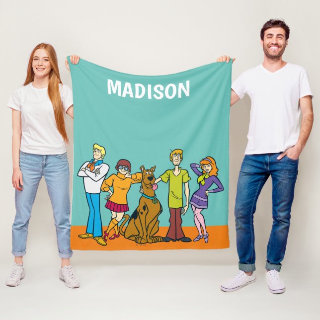 Cobertor De Velo Whole Gang 14 Mystery Inc (In Situ)