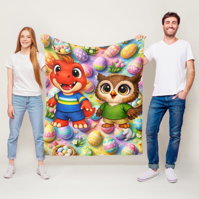 Cobertor De Velo Who's Easter egg extravaganza whimsical? Happy Eas (In Situ)