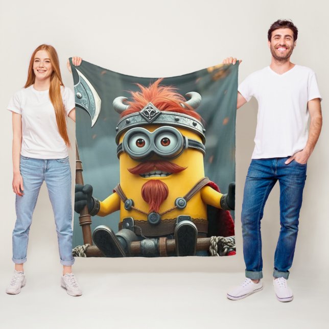 Cobertor De Velo „Wikinger-Minion auf Eroberungskurs“ (In Situ)