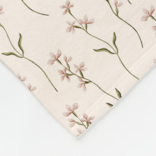 Cobertor De Velo Wild Bloom Pattern