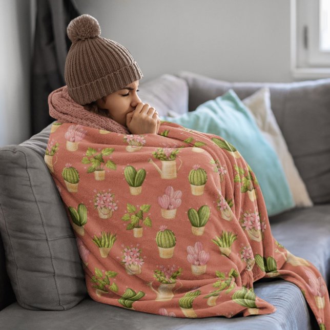 Cobertor De Velo Wild Cactus Pattern (Criador carregado)