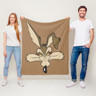 Cobertor De Velo Wile E. Coyote Shot Head Shot