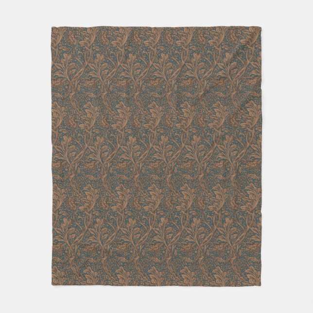 Cobertor De Velo William Morris Arcadia Floral Pattern Classic (Frente)