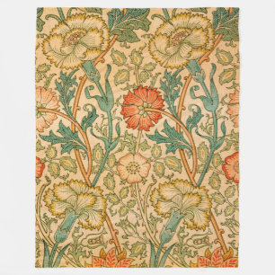 Cobertor De Velo William Morris Elegant Rosa Pattern