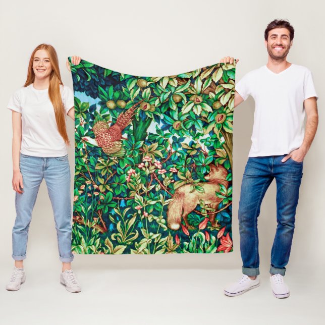 Cobertor De Velo William Morris Fox e Impressão de tapeçaria (In Situ)