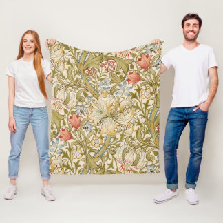 Cobertor De Velo William Morris Lily Art Nouveau Padrão Floral