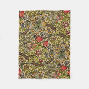 Cobertor De Velo William Morris Ouro Lily Antique
