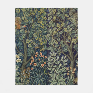 Cobertor De Velo William Morris Pheasant Bird Tree Woodland