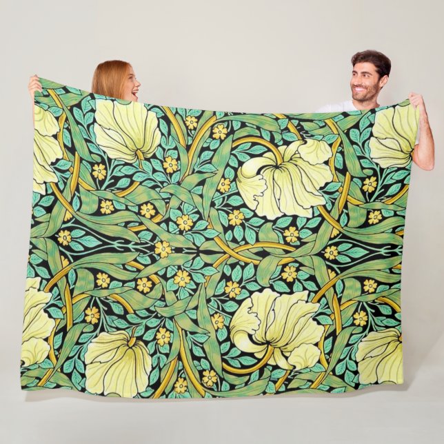 Cobertor De Velo William Morris Pimpernel Mission Style (In Situ)