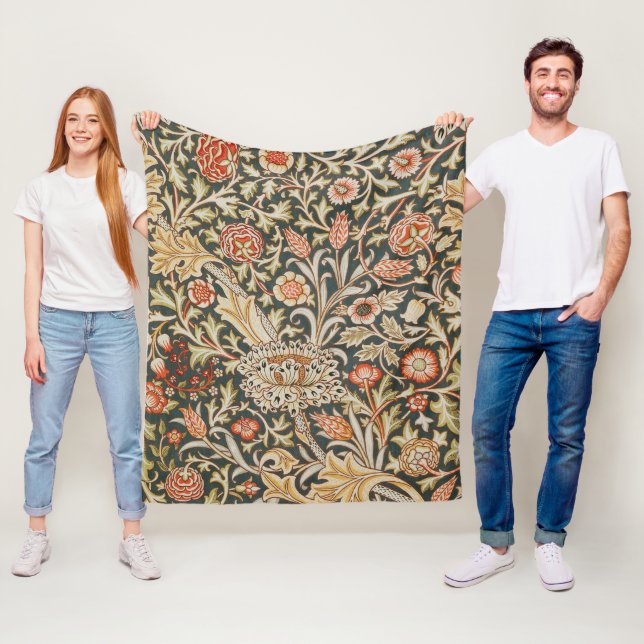 Cobertor De Velo William Morris Trent Garden Flower Classic Botânic (In Situ)