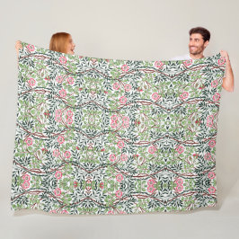 Cobertor De Velo William Morris Vintage Doce Rosas Briar Folhagem