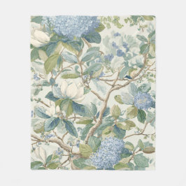 Cobertor De Velo Willow Little Magnolia Wallpaper Floral Coastal
