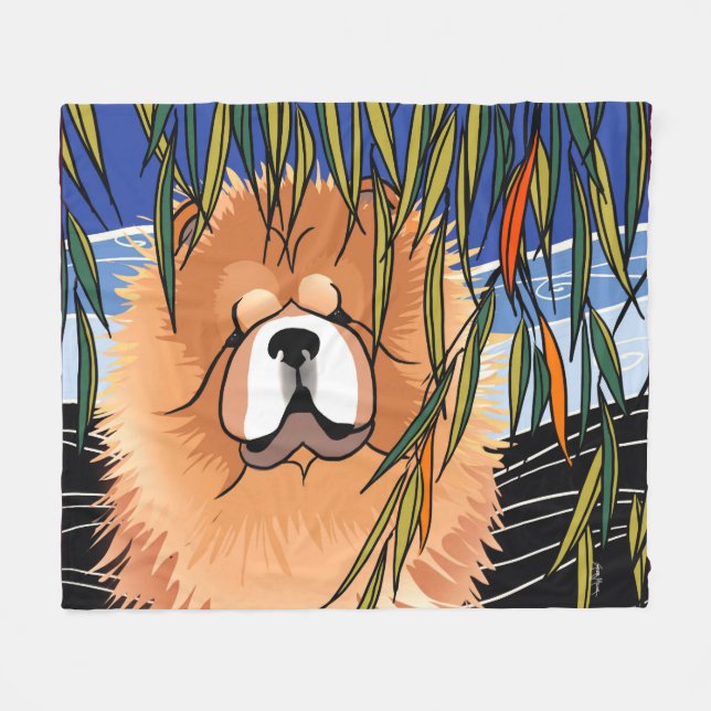 Cobertor De Velo WILLOW WIND - Chow Fleece Blanket (Frente (Horizontal))