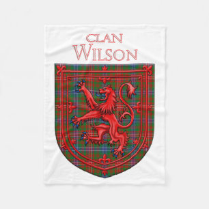 Cobertor De Velo Wilson Tartan Scottish Xadrez Lion Rampant