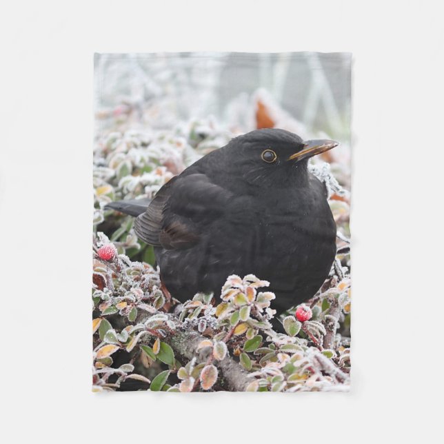 Cobertor De Velo Winter Blackbird (Frente)